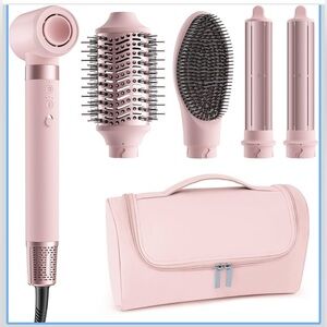 MESCOMB Pink Hair Styling Set